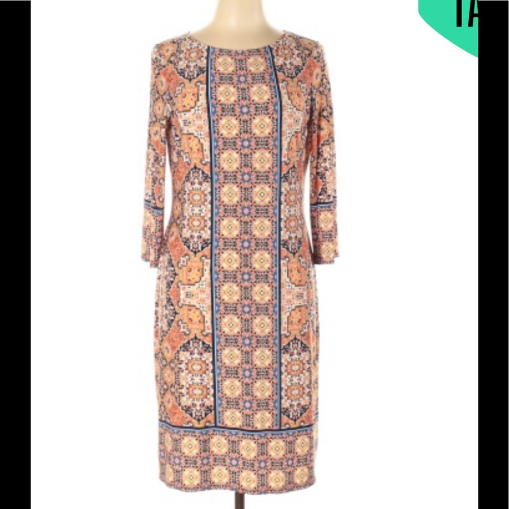 LONDON TIMES SHEATH DRESS